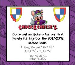 Chuck E. Cheese Night